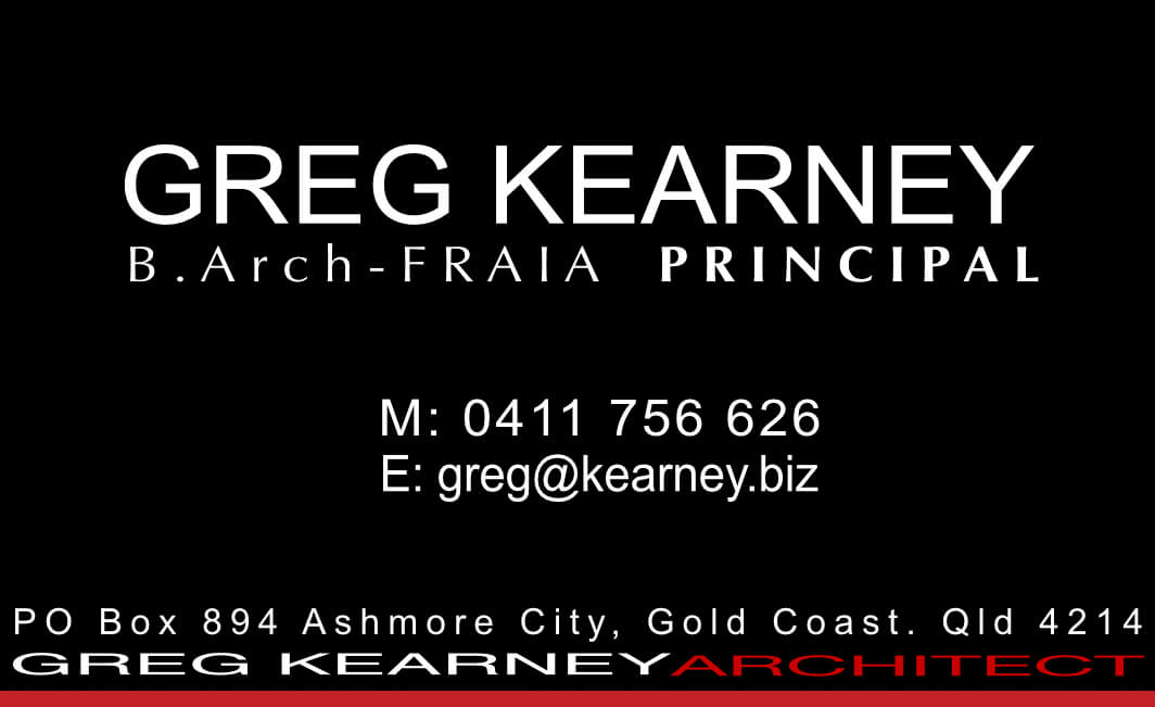 Greg Kearney Architect website